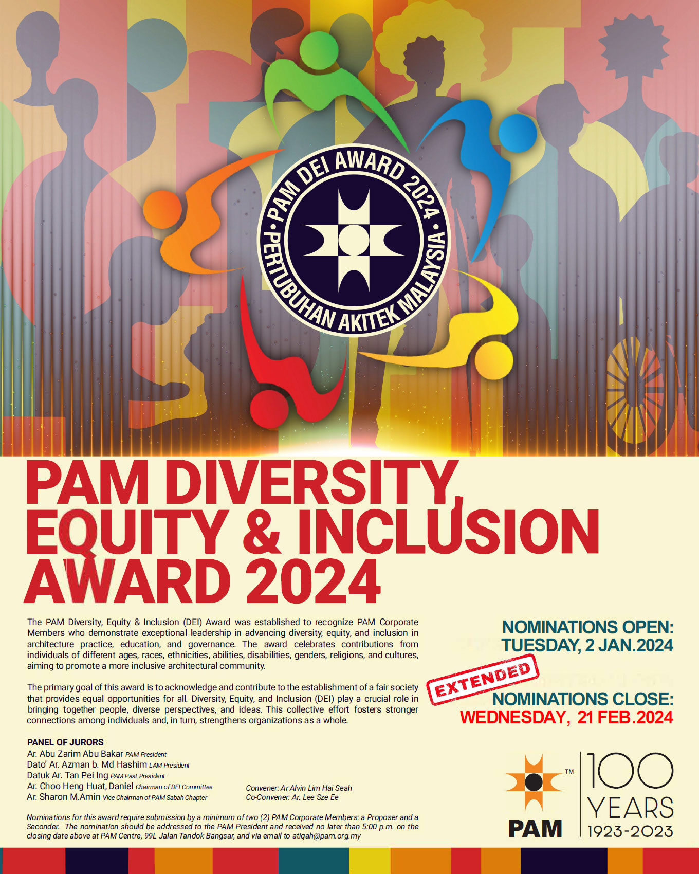 PAM Diversity, Equity & Inclusion (DEI) Award 2024