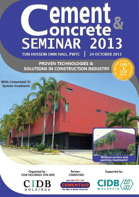 Cement and Concrete Seminar 2013