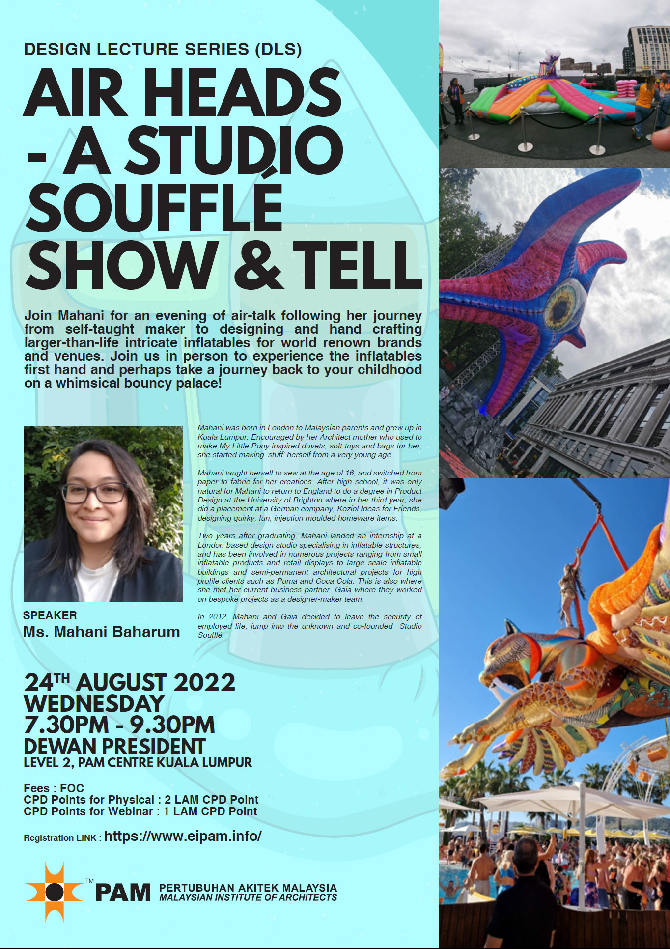 Design Lecture Series (DLS) : Air Heads - A Studio Souffle Show & Tell