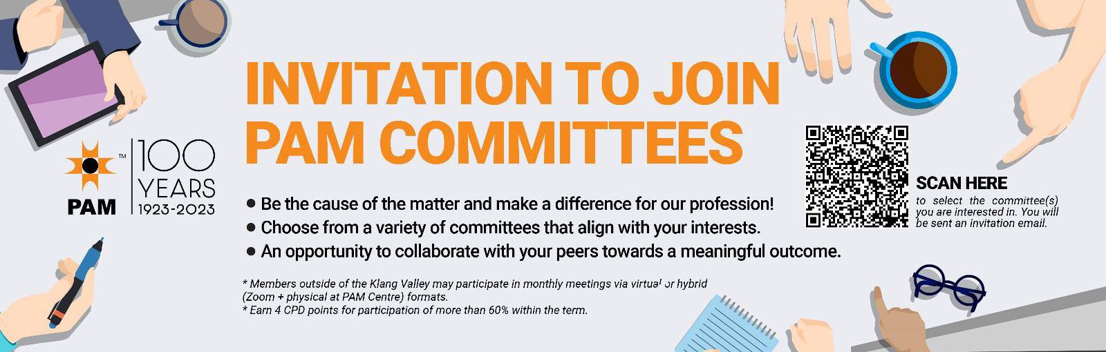Invitation to Join PAM Committees