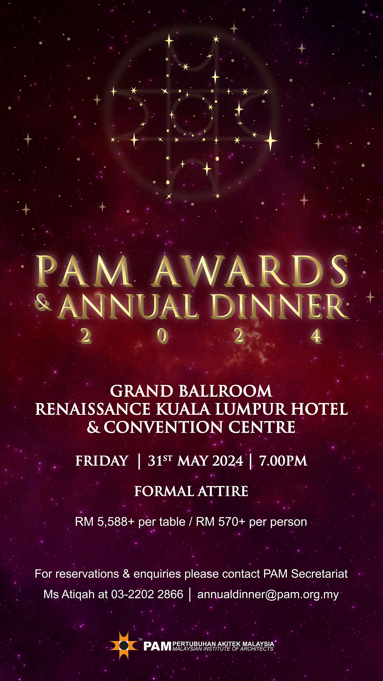 PAM Awards & Annual Dinner 2024